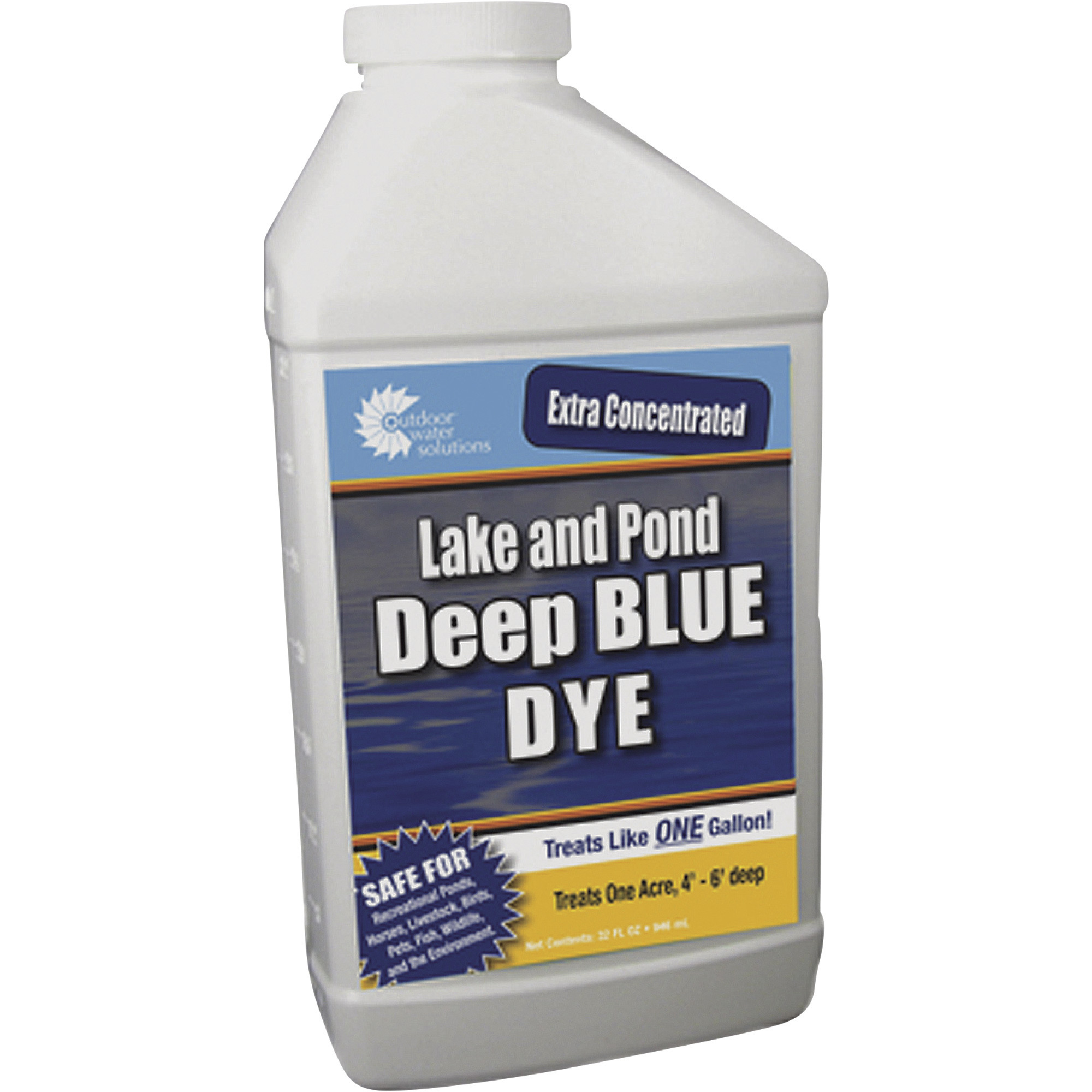 Outdoor Water Solutions Deep Blue Pond Dye Concentrate, 32-Oz., Model# PSP0176